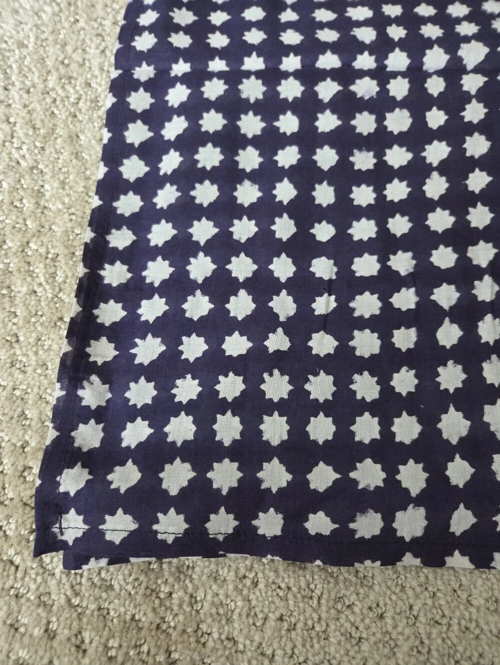 NEW Roberta Roller Rabbit Set Of 4 Napkin Navy